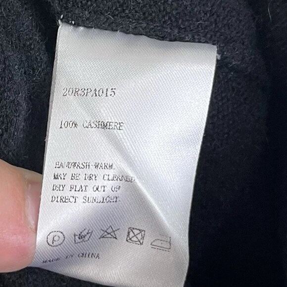 NAP Loungewear Fit-Midi 100% Cashmere Joggers Womens M Medium Black $299 - Picture 7 of 7